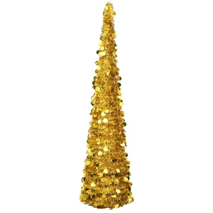 Sapin de Noël Pop-Up artificiel Golden 180 cm PET pas cher