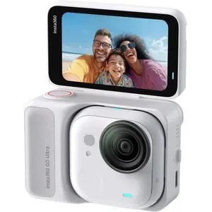 Caméra Sport Insta360 GO Ultra, Creator Bundle, 4K, Blanc, Ultra Légère 53g