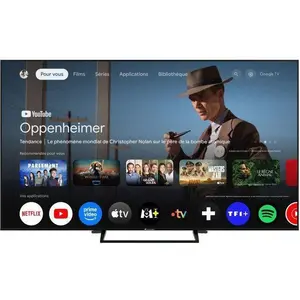 TV QLED UHD 4K, 75'' (189 cm), Smart Google, 3xHDMI, 2xUSB, CONTINENTA... pas cher