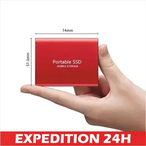 ZISONIX Disque dur externe SSD USB 3.1 4 To-2 To-1 TB haute vitesse po...Vendu parcdiscount