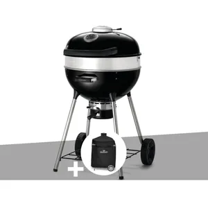 Barbecue à charbon charcoal kettle pro 57 cm + housse de protection - napoleon pas cher