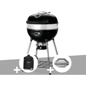 NAPOLEON Barbecue à charbon charcoal kettle pro 57 cm + housse de prot... pas cher