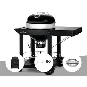 NAPOLEON Barbecue à charbon kettle pro 57 cm sur chariot + housse de,protection... pas cher