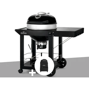 Comparateur de prix : Barbecue à charbon kettle pro 57 cm sur chariot + housse de protection...