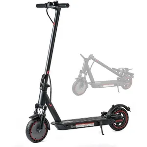 Trottinette électrique pliable pour adulte avec amortisseurs avant et ...Vendu parcdiscount