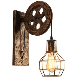 STOEX Applique Murale Rétro Lampe Murale Vintage Applique Murale Intérieure ... pas cher