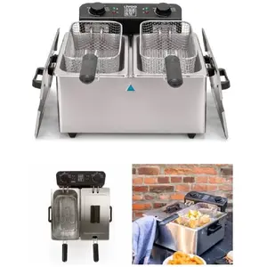 LIVOO Friteuse Double 2x3L pas cher