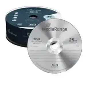 Comparateur de prix : MediaRange - 25 x BD-R - 25 Go 6x - spindle