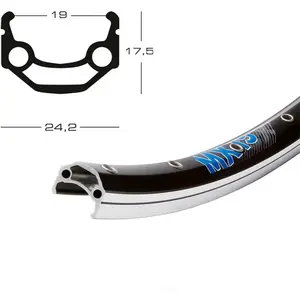 Exal Jante Mx 1928´´ Lv 8.5 Mm 700-28´´ 36H pas cher