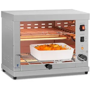 ROYAL CATERING Toaster Toasteur Double Salamandre Grill Professionnel Four Gratiner Inox Quartz pas cher