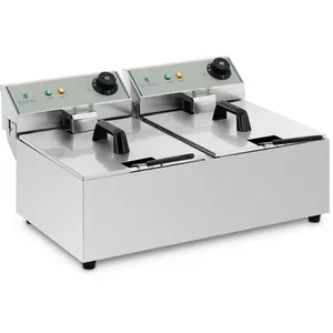 Comparateur de prix : Royal Catering Friteuse industrielle professionnelle Rcef-10Dy-Eco (Do...