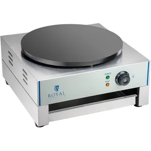 Crêpière électrique simple avec tiroir - 40 cm - 3 000 W pas cher