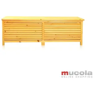 Melko Boîte à coussins Boîte de jardin avec couvercle rabattable, étan... pas cher