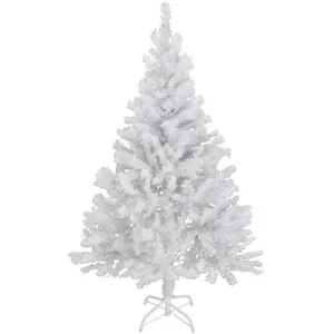Spetebo - Arbre de Noël artificiel blanc - 150 cm pas cher