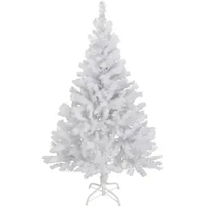 Spetebo - Arbre de Noël artificiel blanc - 180 cm pas cher