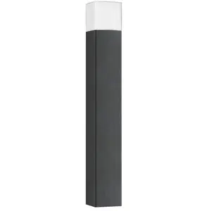 LCD Borne lumineuse Linus, graphite, hauteur 85 cm, aluminium, verre opaleVendu parluminaire