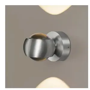 LCD Applique d'extérieur LED, couleur aluminium, up&down, CCT, intensité variable pas cher