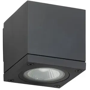 LCD Applique d'extérieur 5161, noir, aluminium, verre, 1 x GU10 pas cher