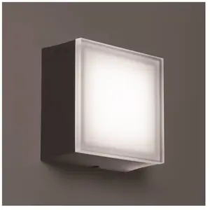 LCD Applique d'extérieur LED 1425 graphite 12,5 x 12,5cmVendu parluminaire