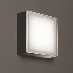 LCD Applique d'extérieur LED 1426 graphite 20 x 20 cmVendu parluminaire