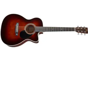Comparateur de prix : Sigma Guitars OMTC-1E Sunburst Gloss guitare électro-acoustique folk