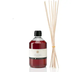 OLORI Reed Recharge de bois de santal Parfum d'ambiance 1000 ml pas cher