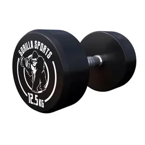 Comparateur de prix : Gorilla Sports Dumbbell haltère poids 2,5 kg à 40 kg noir / rouge 12.5kg