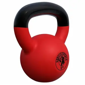 Comparateur de prix : Gorilla Sports Haltère Russe 2kg à 32kg - Kettlebells noir / rouge 8kg
