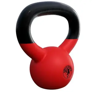 Comparateur de prix : Gorilla Sports Haltère Russe 2kg à 32kg - Kettlebells noir / rouge 4kg