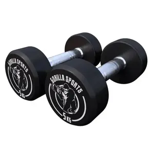 Ensemble d'haltères standard de 36,3 kg avec poignée en fonte de 2,5 cm