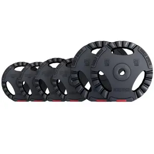 Comparateur de prix : Disques de poids en plastique avec poignées - Lot de 17,5 KG (2 x 5 KG...