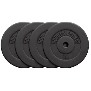 Comparateur de prix : Lot de disques en plastique 30 kg (4 x 5kg et 4 x 2,5kg), diamètre d'a...
