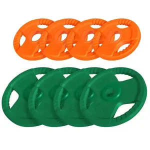 Comparateur de prix : Lot de disques en caoutchouc, avec poignées ø 51mm - 4 x 2,5 KG et 4 ...