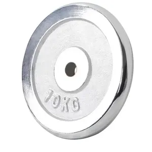 Comparateur de prix : GORILLA SPORTS 1 x Poids disque chromé de 10 KG, Ø 31mm d'alésage