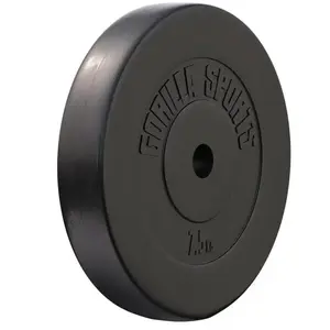 Comparateur de prix : Gorilla Sports Disques de 1,25 KG à 15 KG ou lots de 30 KG noir 7.5kg
