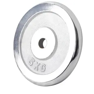 Comparateur de prix : Gorilla Sports Poids chromés de 0,5 à 30kg, 31 mm - Disques chrome 5kg