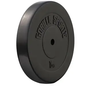 Comparateur de prix : Gorilla Sports Disques de 1,25 KG à 15 KG ou lots de 30 KG noir 15kg