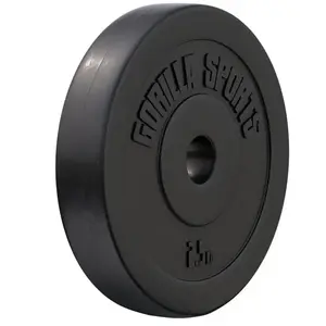 Comparateur de prix : Gorilla Sports Disques de 1,25 KG à 15 KG ou lots de 30 KG noir 2.5kg