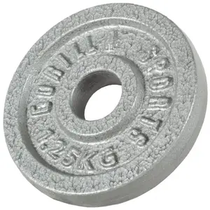 Comparateur de prix : GORILLA SPORTS Disques de poids en fonte gris de 0 5 kg a 30 kg poids 1 25 kg