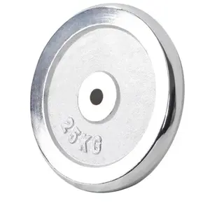 Comparateur de prix : Gorilla Sports Poids chromés de 0,5 à 30kg, 31 mm - Disques chrome 25kg
