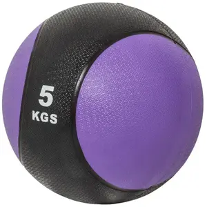 Comparateur de prix : Médecine ball de 5 KG - GORILLA SPORTS - violet/noir - fitness fonctionnel