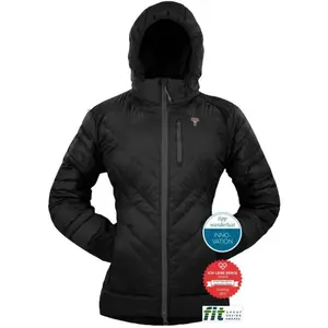 Grüezi Bag - Lightful DownWool Jacket - Doudoune femme Black - LVendu parhardloop
