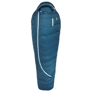 Grüezi Bag - Biopod DownWool Ice 175 - Sac de couchage en duvet taille bis 175 cm Körpergröße - 200 x 77 x 50 cm, bleuVendu paramazon