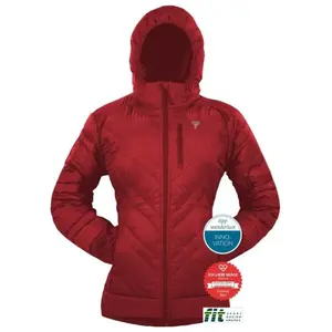 Grüezi Bag - Lightful DownWool Jacket - Doudoune femme Cherry - XL