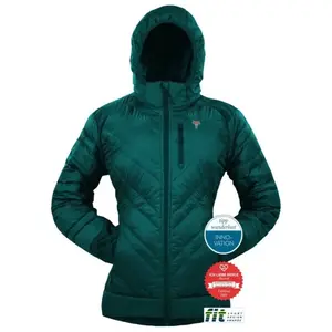 Grüezi Bag - Lightful DownWool Jacket - Doudoune femme Ocean Green - X...Vendu parhardloop