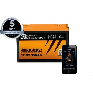 Batterie 150Ah lithium LiFePo4 Liontron avec BMS intégré et Bluetooth pas cher