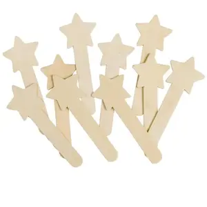 Comparateur de prix : Bâtonnets de bricolage étoile set de 10
