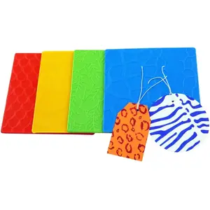 Plaques motifs pour frottage peaux d'animaux