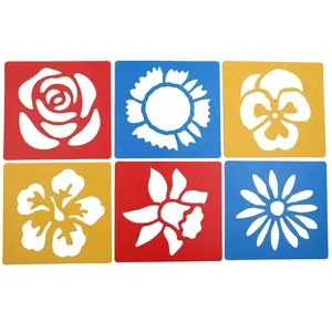 Pochoir Fleurs Eduplay-370084