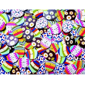 Comparateur de prix : Boutons d'oeufs colorés, set de 25